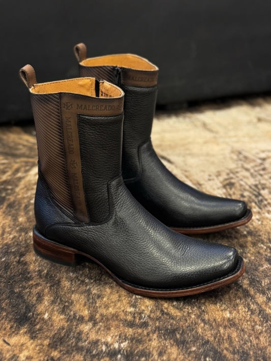 Original Genuine Leather Mid-calf Cowboy Boots