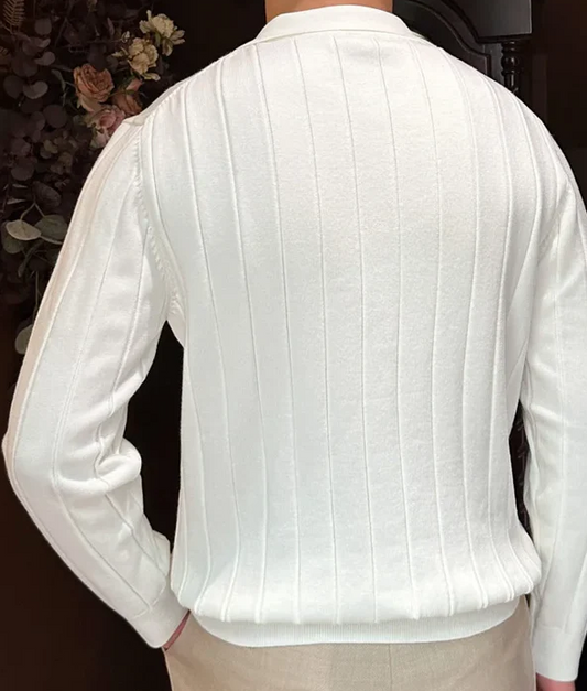 Men's Classic Polo Sweater