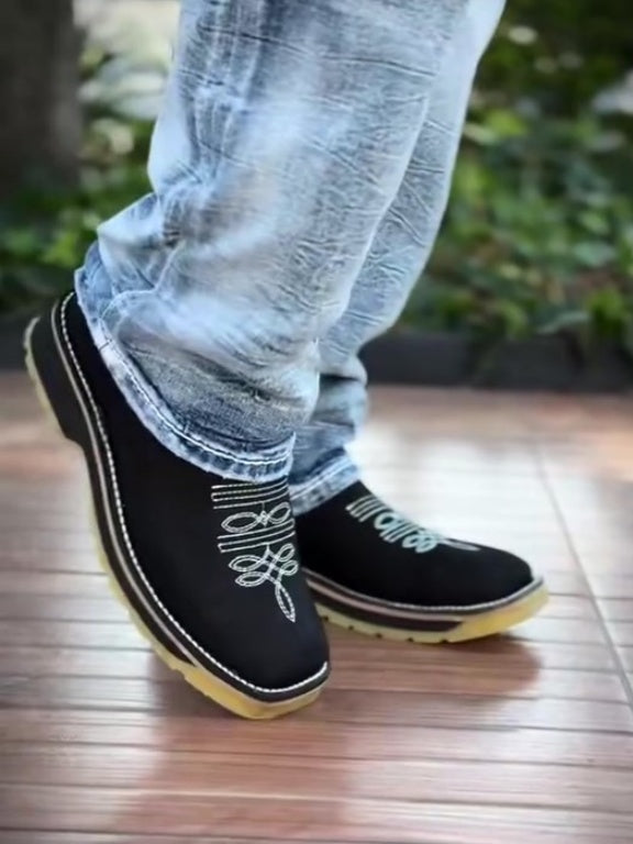 Men's Suede Chelsea Ankle Boots