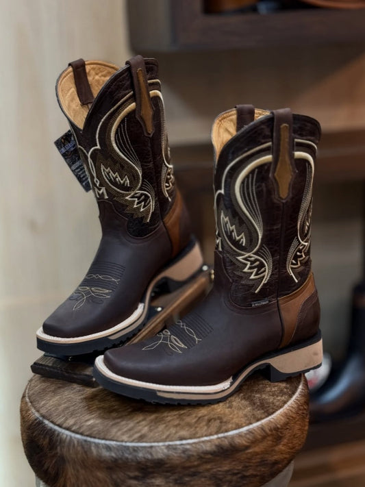 Men's Retro Embroidered Western Cowboy Boots