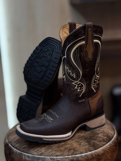 Men's Retro Embroidered Western Cowboy Boots