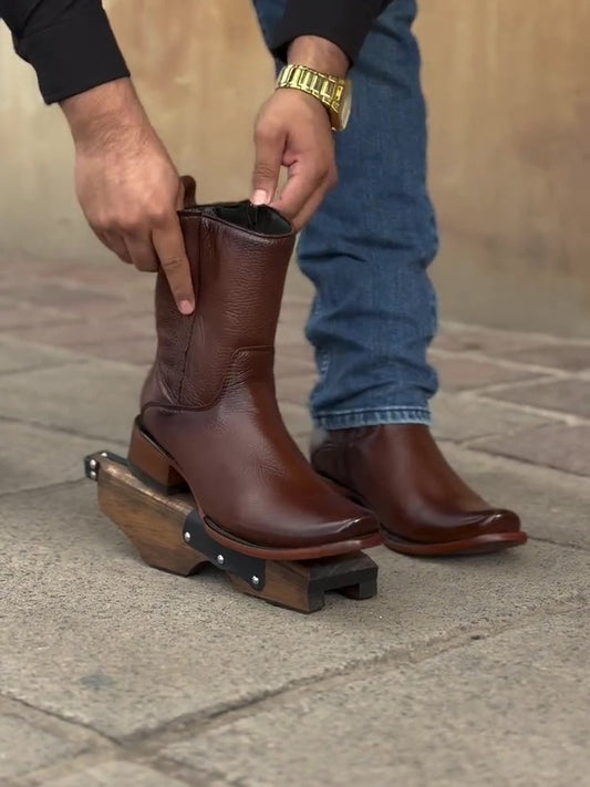 Men's Elegant Deerskin Boots